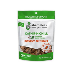 Shameless Pets Catnip N Chill Crunchy Cat Treats - 2.5 oz