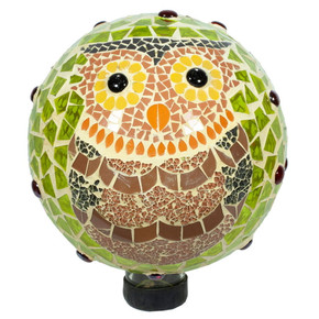 Echo Valley Mosaic Owl Gazing Globe - 10"