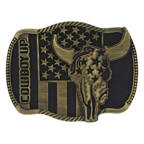 Montana Silversmiths Cowboy Up Attitude Buckle - 3/4"