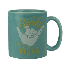 Rivers Edge Beach Vibes Ceramic Mug - 16 Oz