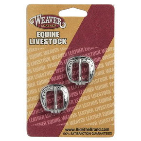 Weaver Leather 04000 Horse Shoe Brand Floral Buckle - 5/8"