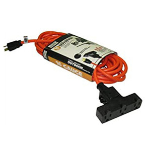 Master Electrician 16/3 SJTW-A Orange Outdoor Extension Cord - 25'