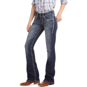 Ariat Real Mid Rise Stretch Entwined Boot Cut Jean Ariat Real Mid Rise Stretch Entwined Boot Cut Jean