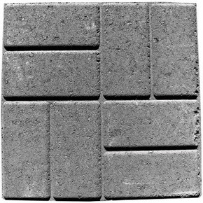 Willamette Graystone Gray Square Brickface Step Stone - 16"