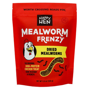 Happy Hen Mealworm Frenzy Poultry Treat - 3.5 oz