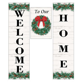 Evergreen Enterprises Holiday Wreath Door Banner Kit - 12"