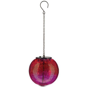 Regal Art & Gift Globe Solar Lantern - Pink