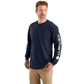 Carhartt Men's Graphic Logo Long Sleeve T-Shirt