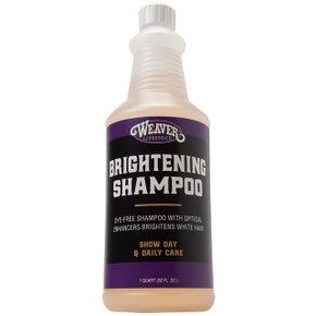Weaver Livestock White Hair Brightening Shampoo - 1 qt