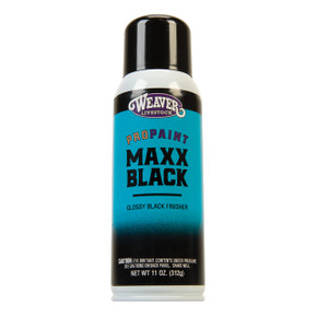 Weaver Livestock ProPaint Maxx Glossy Black Finisher - 11 oz