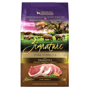 Zignature Pork Formula Dog Food - 25 lb