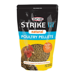 Durvet Antibiotic Free Strike III Poultry Pellet - 1 lb