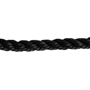 The Weaver Leather Adjustable Poly Neck Rope for Cattle - Black - 1/2" X 10'