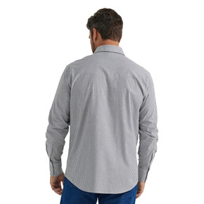 Wrangler Men's Classic Fit Wrinkle Resist Long Sleeve Western Shirt - Black Wrangler Men's Classic Fit Wrinkle Resist Long Sleeve Western Shirt - Black
