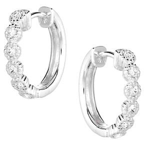 Montana Silversmiths Western Wonderland Crystal Hoop Earrings