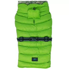 Doggie Designs Alpine Extreme Weather Puffer Coat for Dog - Lime Green