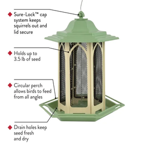 Perky-Pet Pistachio Gazebo Feeder