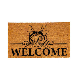 Evergreen Enterprises Cat Welcome Coir Mat