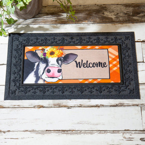 Evergreen Enterprises Fall Cow Sassafras Switch Mat