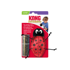 Kong Refillables Ladybug Catnip Cat Toy - 4" X 5-1/2"