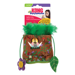 Kong Puzzlements Hideaway Cat Toy - 4-1/4" X 4-1/4"
