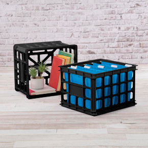 Sterilite Storage Crate - Black