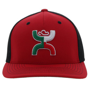 Hooey Men's Boquillas Flexfit Hat - Red/Black