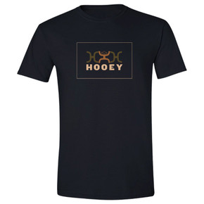 Hooey Men's Chain Box Short Sleeve T-Shirt - Black