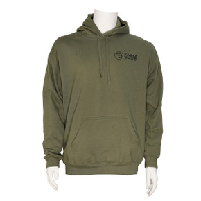 Farm Built Back Flag Hoodie, Front