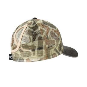 Ariat Women's Logo Ponytail Cap - Black/Camo