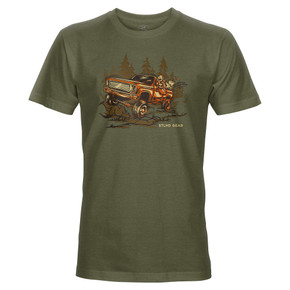 STLHD Men's 4x4 Short Sleeve Graphic T-Shirt - Green