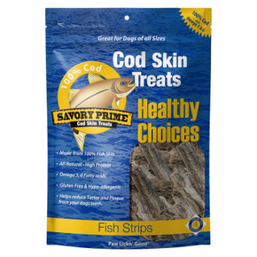 Savory Prime Cod Skin Fish Strips 8 oz Savory Prime Cod Skin Fish Strips 8 oz