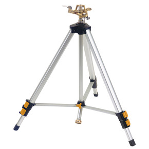 Melnor Metal Pulsating Sprinkler with Tripod - 4-3/4" X 4-3/4" X 25-5/8"