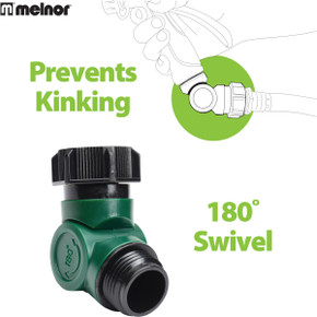 Melnor 180° Swivel Hose Connector - 1-5/8" X 1-5/8" X 3-1/4"