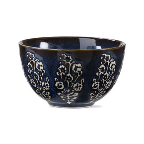 Tag Cottage Reactive Glaze Snack Bowl - Blue