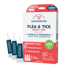 Wondercide Flea & Tick Spot On with Natural Essential Oils for cats