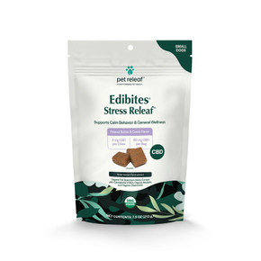 Pet Releaf Stress Releaf CBD Edibites Peanut Butter for Small Dogs - 7.5 oz Pet Releaf Stress Releaf CBD Edibites Peanut Butter for Small Dogs - 7.5 oz