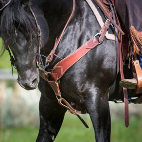 Weaver Equine Working Tack Roper Breast Collar - Golden Chestnut