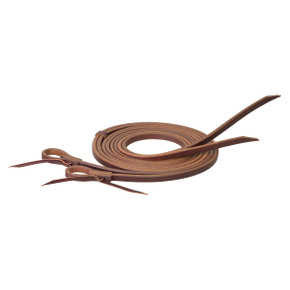 Weaver Equine Working Tack Extra Heavy Harness Split Reins, Water Loops with Tie Laces - 5/8" X 8' Weaver Equine Working Tack Extra Heavy Harness Split Reins, Water Loops with Tie Laces - 5/8" X 8'