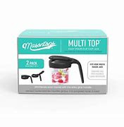 Mason Tops Wide Mouth Flip Cap Lid w/ Handle - 2PK
