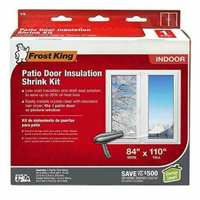 Frost King Crystal Clear Indoor Shrink Window Kit - 1 pk- 84"x110"