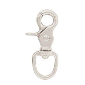 Weaver Equine Nickel Plated Round Scissor Snap - 5/8"