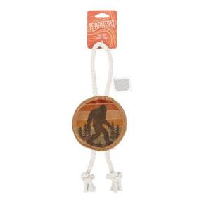 Territory Pet Natural Leather Tug Dog Toy - 14"