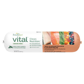 Freshpet Vital Grain-Free Wild Alaskan Pollock & Salmon Dog Food - 2 lb