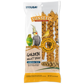 Sun Seed Golden Millet Spray Treat For Birds