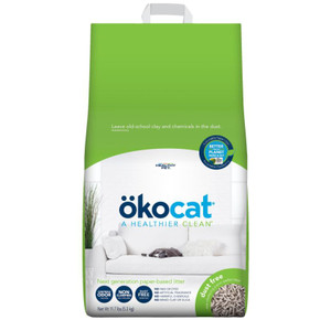 Okocat Dust Free Non-Clumping Paper Pellet Cat Litter - 11.7 lb