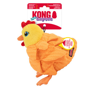Kong Layerz Forage Hen Dog Toy - 6"