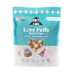Lord Jameson Love Puffs Party Time Crunchy Dog Treats - 4 oz