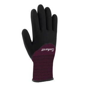 Carhartt Women's WA700 Women's Thermal Dip Glove - Deep Wine