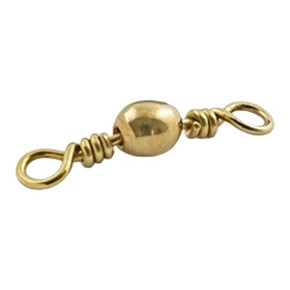 Danielson Solid Barrel Shaped Swivel - Brass